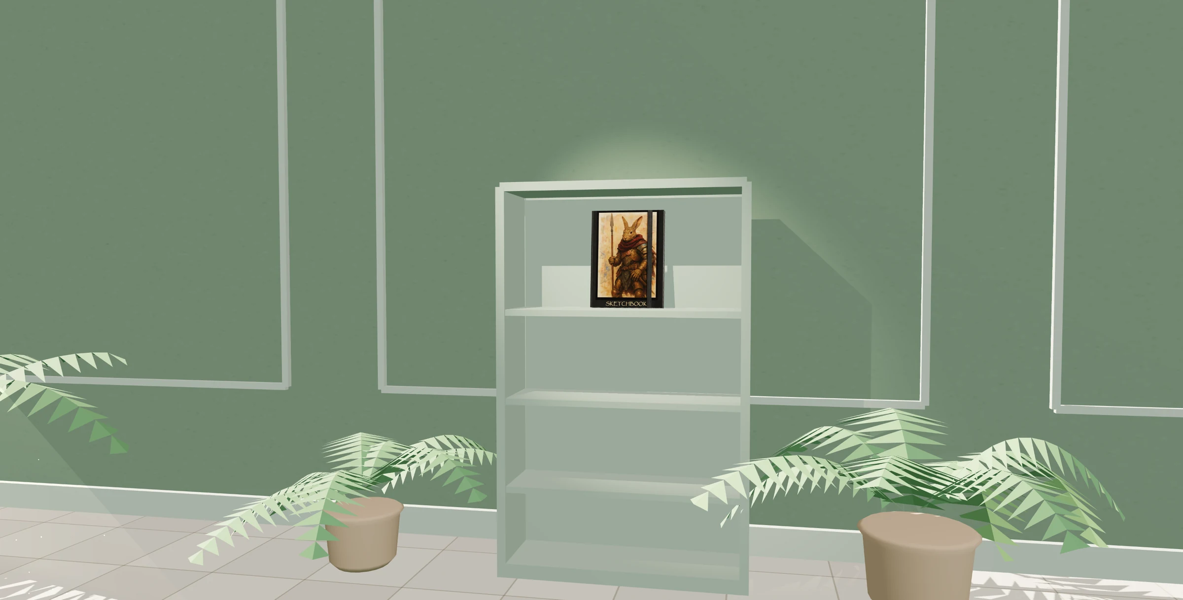 Animated Bookshelf